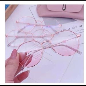 Rose Gold Blue Light Blocking Glasses & Case
